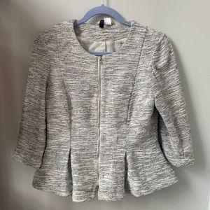 H&M 3/4 Length Peplum Top